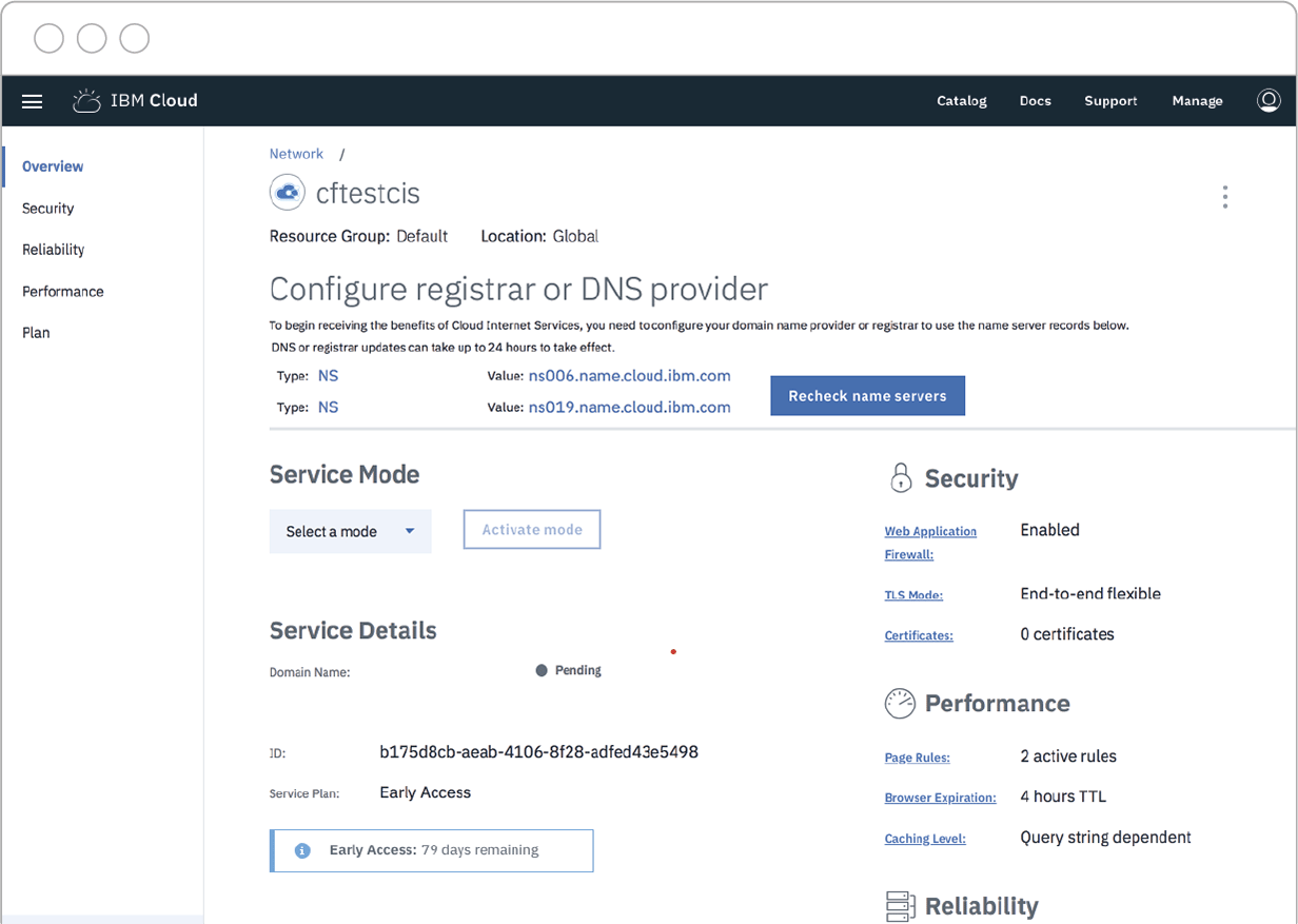 IBM integration screenshot
